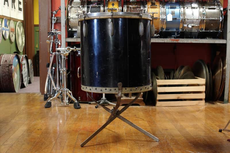 1930s Slingerland 16x16 Floor Tom Black Lacquer image 1