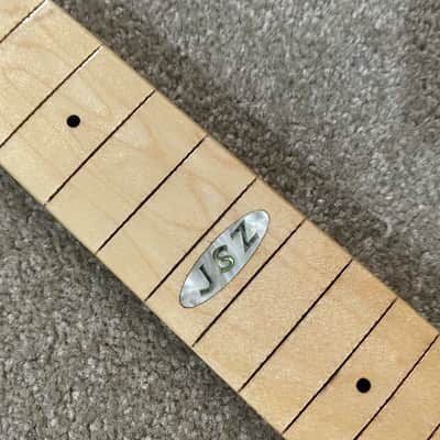 Red JSZ Guitar Maple Wood Neck and Maple Fingerboard 24 Frets image 5