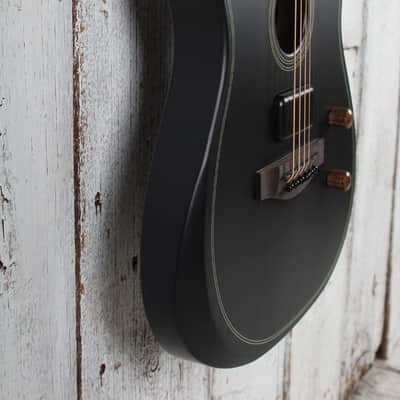 Fender Acoustasonic Standard Telecaster Acoustic Electric Guitar Black image 9
