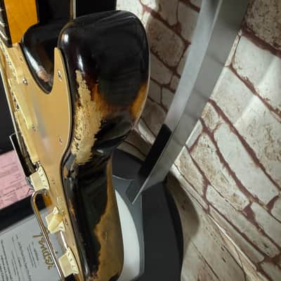 Fender Custom Shop Stratocaster LIMITED EDITION Big Head 1966 Super Heavey Relic Tri-Color-Sunburst image 7