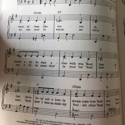 Walt Disney Tab Music of Today (1968) Easy Piano / Lyric Arrangements The One & Only Genuine Original Family Band image 6