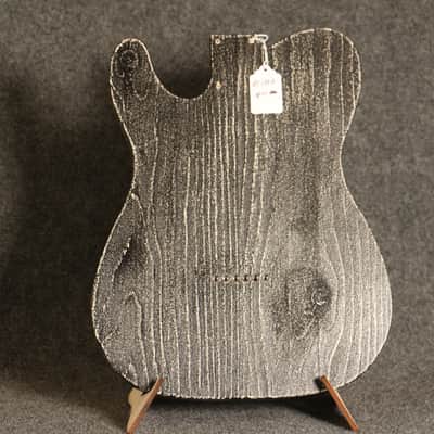 Coop Telecaster Rustic Pine Replacement Body RT177B Black Nitro-Cellulose image 2