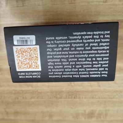 GAMMA Atlas Boosted Overdrive Guitar Effects Pedal - Orange image 9