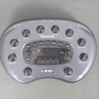 Line 6 Bass POD xt Multi-Effect and Amp Modeler 2002 - 2007 - Black image 1