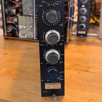 Neve 1073 Mic / Line Input Module with 3-Band EQ 1970s - RAF Blue Grey image 2