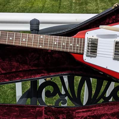 2023 Gibson Custom Shop '67 Mahogany Flying V Reissue with Maestro Vibrola - Sparkling Burgundy image 9