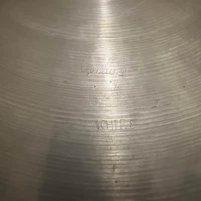 Zanchi  F&F Vibra 13” Vintage Cymbal made by UFIP image 4