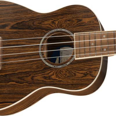 Fender Zuma Exotic Concert Ukulele Walnut FB Bocote image 3