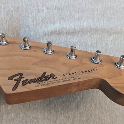 Warmoth Roasted Maple Stratocaster Neck, Clapton Profile, SS Frets image 12