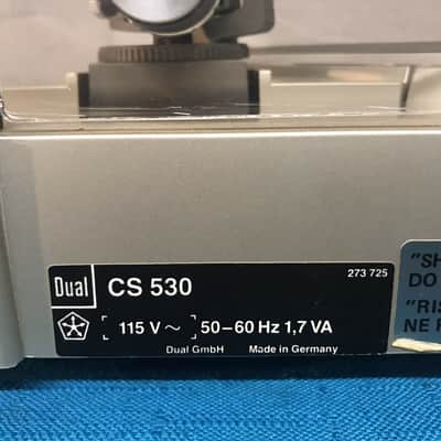 Dual CS 530 Belt Drive Turntable / Record Player - Germany - Tested & Working image 11