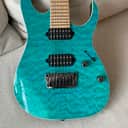 Ibanez RG752MQFXS 2016 Transparent Aqua Blue (TAB)