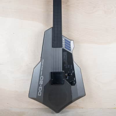 Casio DG-20 Digital Guitar Synth 1980s Grey Japan MIJ w/ Gig Bag, Power Supply image 2