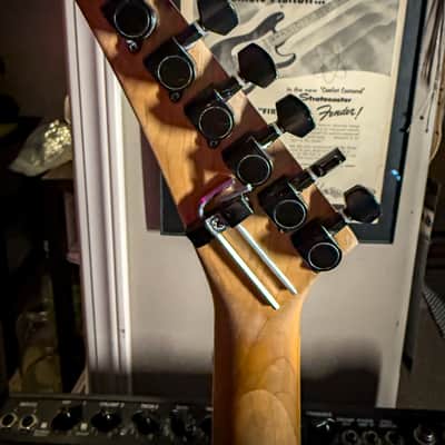 JTal Guitars Modded Charvel 475 1989-91 Custom Pearl Hot Pink Relic image 6