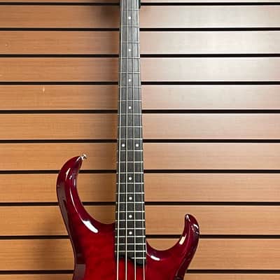 Ibanez BTB400QM-TR Standard - Transparent Red image 3