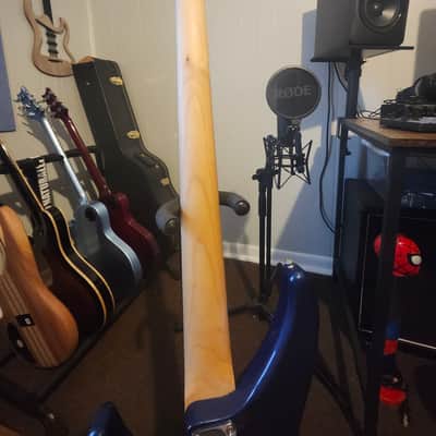 Yamaha TRBX174 4-String Bass 2010s - Blue Metallic image 10