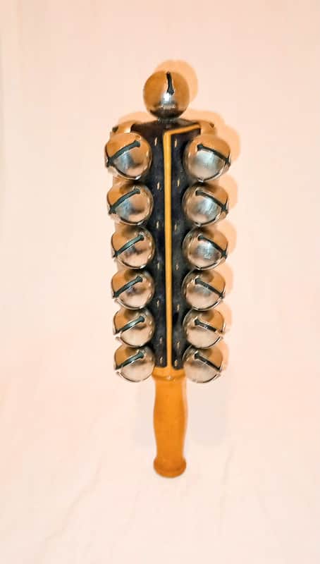 UNMARKED JINGLE BELLS WITH HANDLE -FREE SHIP TO C-USA! image 1