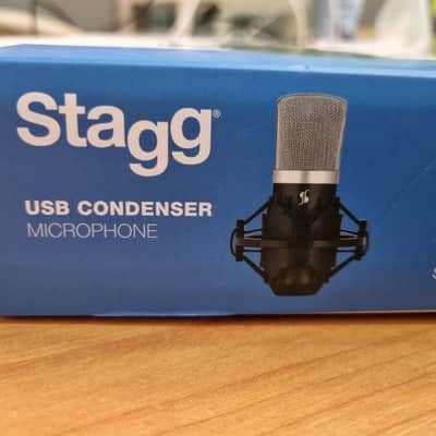 Stagg SUM40 Cardioid USB Large Diaphragm Condenser Microphone 2020s - Black image 2