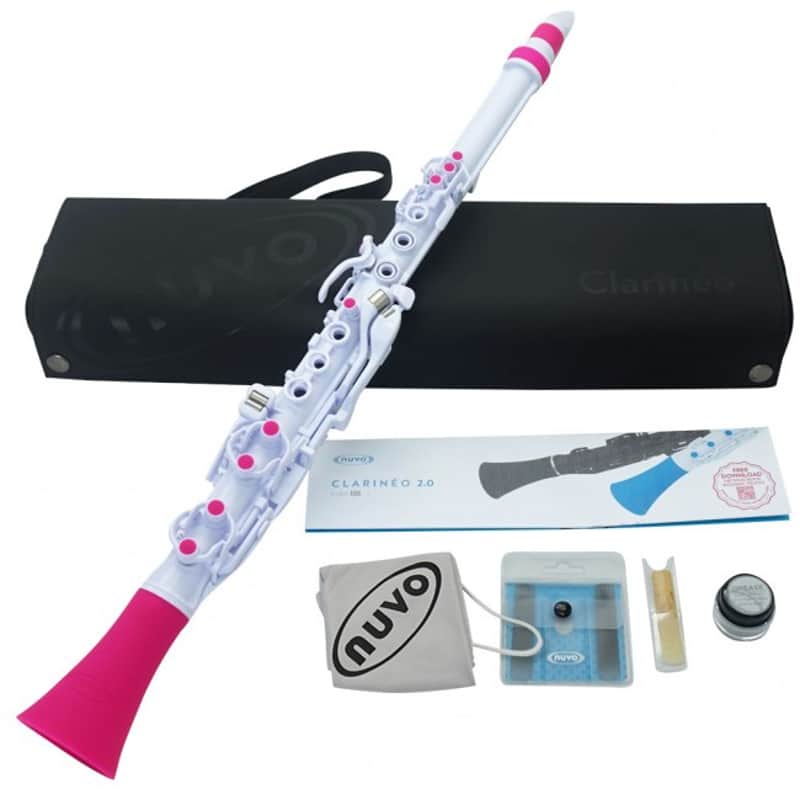 NUVO Clarineo 2.0 White-Pink Polymer Klarinette inkl. Zubehör image 1