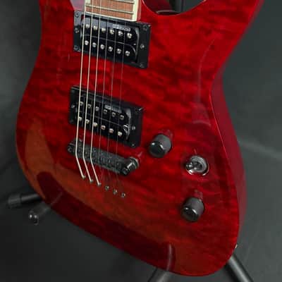 ESP LTD MH-200QM NT Electric Guitar See-Thru Black Cherry (768) image 7