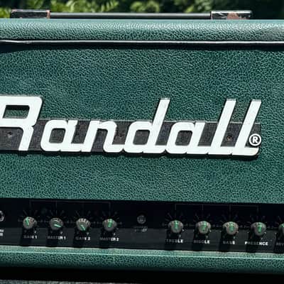 Randall RG-100 Classic 2-Channel 100 Watt Solid State Guitar Amp Head Dimebag Darrell Pantera Vintage Dime Green RG100 image 1