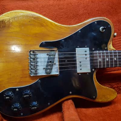 1978 Fender Telecaster Custom Natural Ash Wide Range Humbucker 88 80's image 5