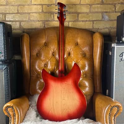 1966 Rickenbacker 330 Vintage Fireglo Made In USA Electric Guitar W/ Original Hardshell Case! image 2