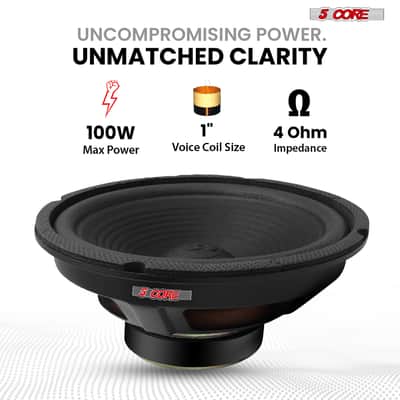 5 Core 8 Inch Guitar Amp Woofer Replacement Speaker 100W 4 Ohm for Electric Guitar Cabinets image 2