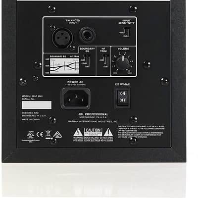 JBL 305P MkII 5" Two-Way Powered Studio Monitor (Single) image 4