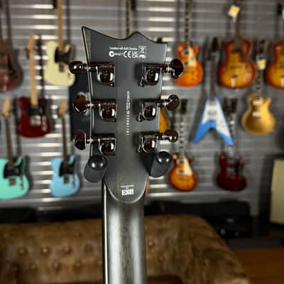 ESP LTD EC-401 QM See Thru Black Satin - 3,561 kg - SN# W22081181 - NEW image 7