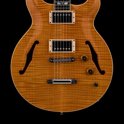 Hamer Custom Shop Newport Pro (2003) - Amber #52665 with Original Hard Case image 1