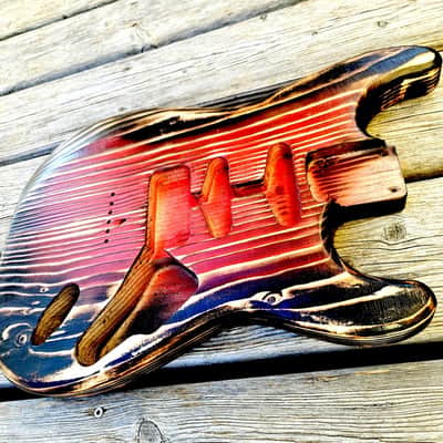 Stratocaster body, barncaster, HSS hardtail image 4
