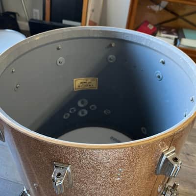 Rogers Covington-era Early 60s Drum Kit/Set - Champagne Sparkle, B&B lugs/Jasper Shells image 15