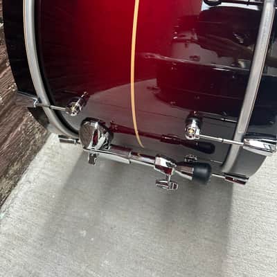 Pearl Reference One 3-pc. Shell Pack (Cymbals and Hardware Not Included), Natural Banded Redburst (RF1C903XPS/C836) image 23