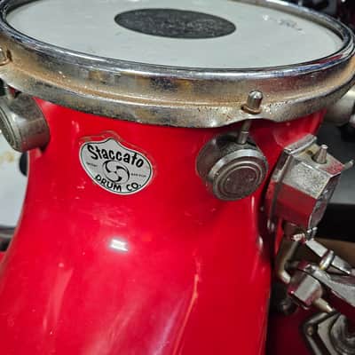 Drum Kit Staccato 1970s Thunderhorn, Red Gloss USED! RKSTK010426 image 5