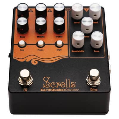 EarthQuaker Devices Scrolls Bass Overdrive & EQ Effects Pedal image 2