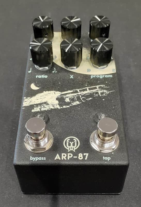 Walrus Audio ARP-87 Multi Function Delay Limited Edition - Luna Series 2020 - Black / Yellow Rocket image 1