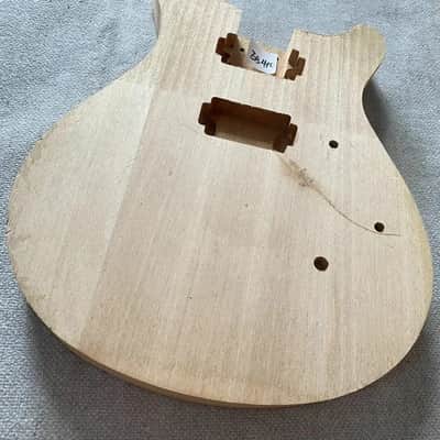 Mahogany Wood Double Cutaway HH Guitar Body DIY Project image 2