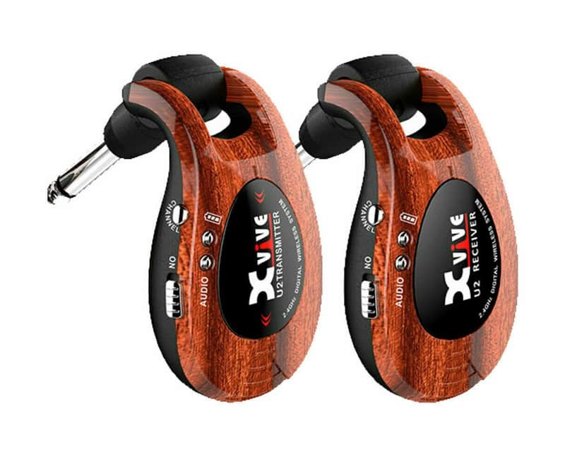 Xvive Audio U2 Digital Wireless System 2.4 GHz for Guitars-Red/Black image 1