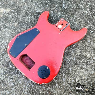 Teisco MIJ Body w/ Amp Routs *NON-FUNCTIONING* (1960s - Red) image 3