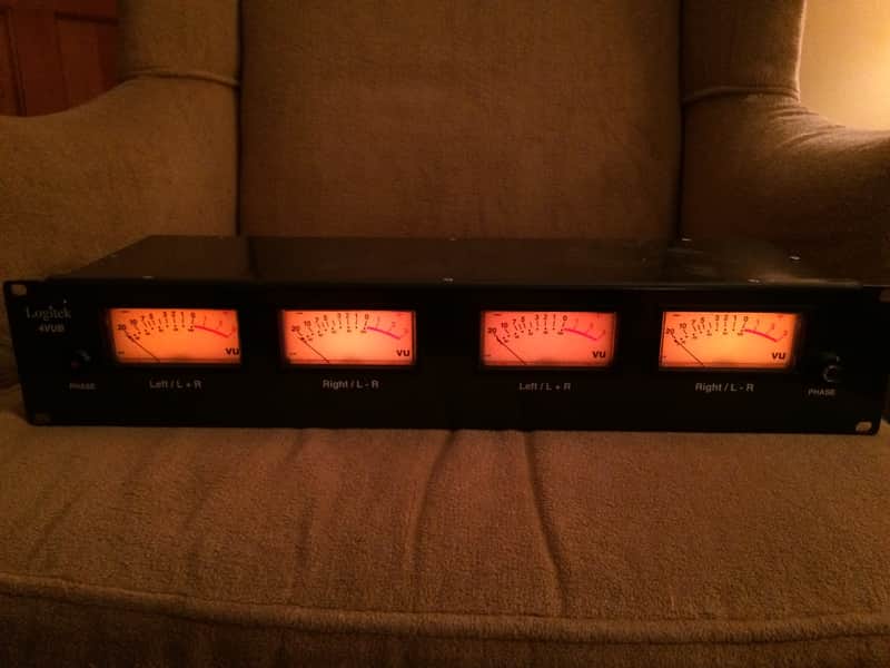 Logitek 4VUB Quad Lighted VU Meter image 1