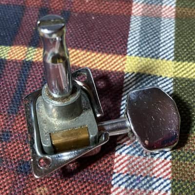 Small Vintage Fender/Schaller "F" Tuner, Single Hole~ Mandolin/Ukulele? image 3