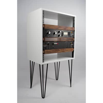 19" studio rack case | pure white | 12u 35cm depth | hand made in Amsterdam image 2