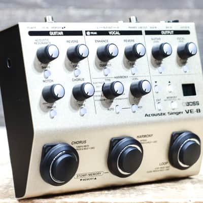 Boss VE-8 Acoustic Singer Compact Acoustic Guitar and Vocal Multi-Effects Pedal image 3