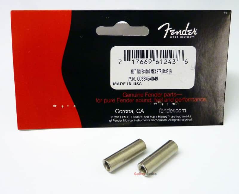 Genuine Fender MIM Guitar/Bass 3/16" Hex Truss Rod Nut (Allen) - Package of 2 image 1