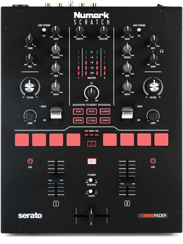 Numark Scratch 2-channel Scratch Mixer for Serato DJ Pro image 1