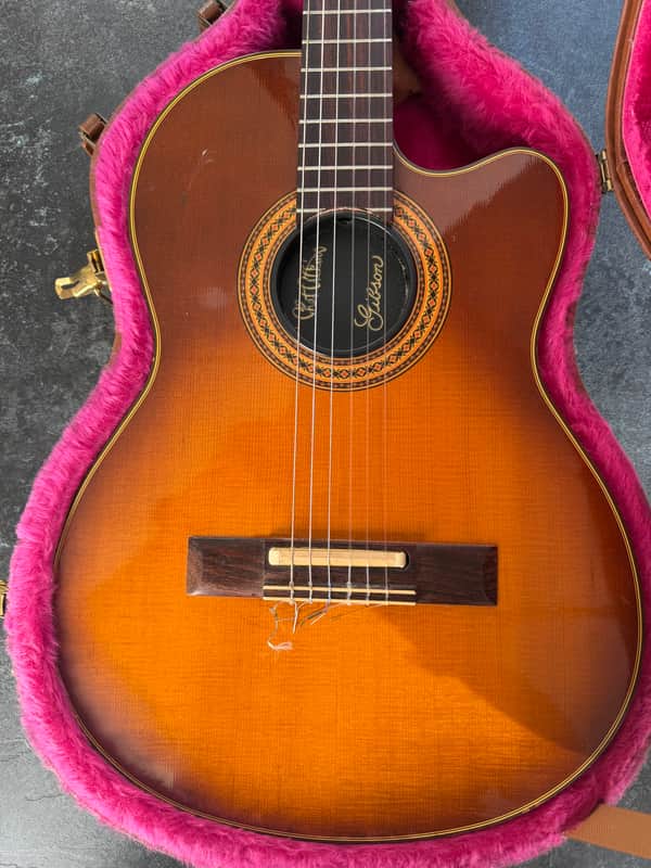 Immagine 1988 Gibson Chet Atkins CE Showcase Edition Sunburst - Sunburst - 1