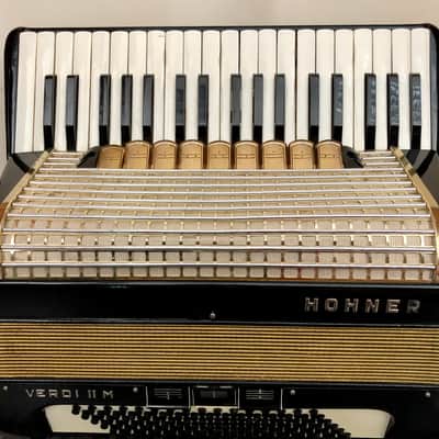 Hohner Accordion Verdi II M - 96 Bass Black image 1