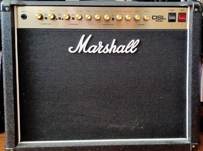 Marshall DSL40C 2-Channel 40-Watt 1x12" Guitar Combo 2018 - Present - Black image 1