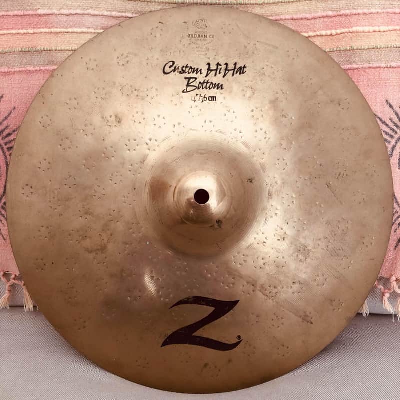 Zildjian 14" Z Custom Hi-Hat Cymbal (Bottom) 1993 - 2001 image 1