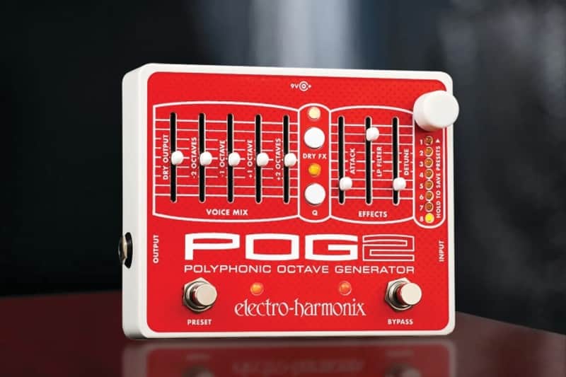 Electro-Harmonix POG2 Polyphonic Octave Generator Red / White image 1